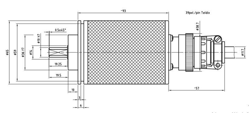 CEV65M-00025: This is a Parallel Push absolute encoder, which is relatively rare